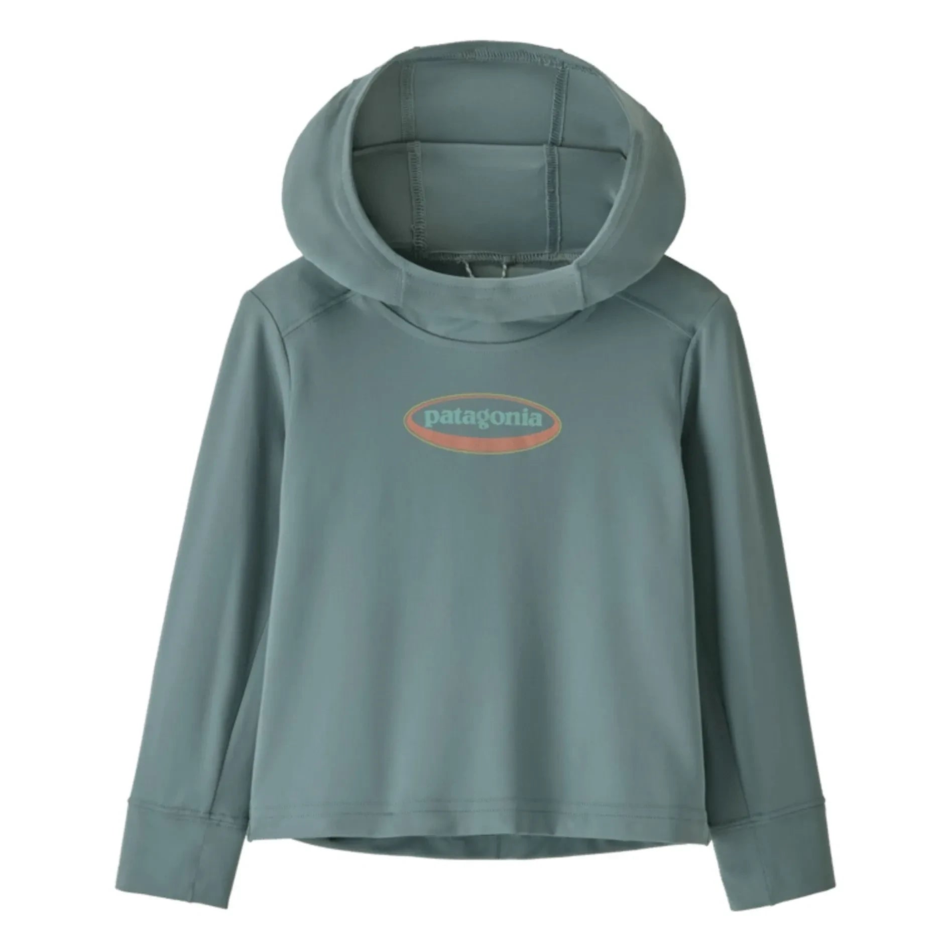Patagonia - Kapuzen-Sweatshirt SW 95 Oval Logo Recycelte Fasern | Graublau