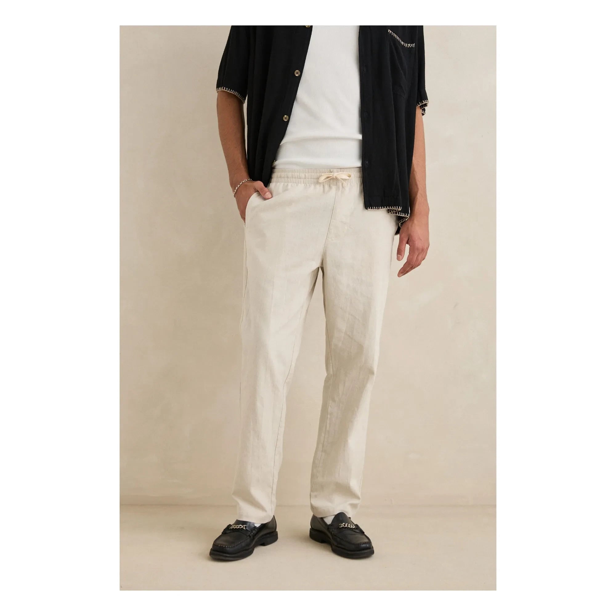 Rhythm - Jam Leinenhose | Creme