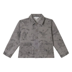 Stella McCartney Kids - Organic Cotton Beet Jacket | Dark Gray
