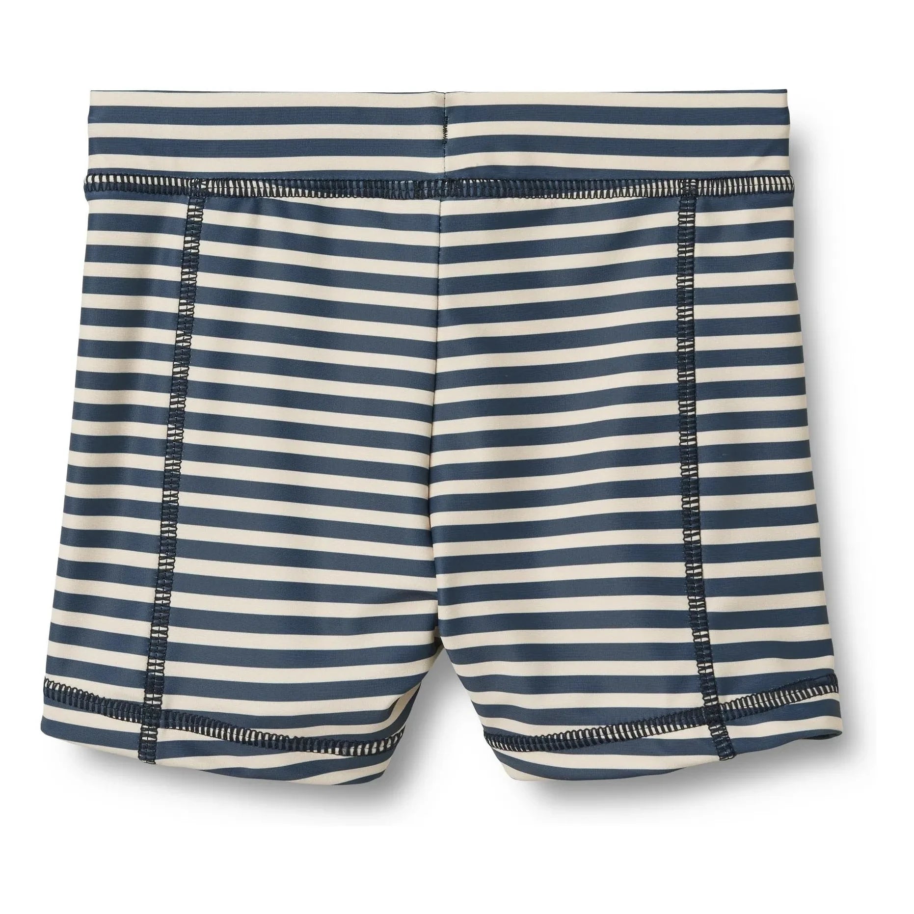 Wheat - Badehose aus recycelten Fasern mit Ulrik-Muster | Dunkelblau