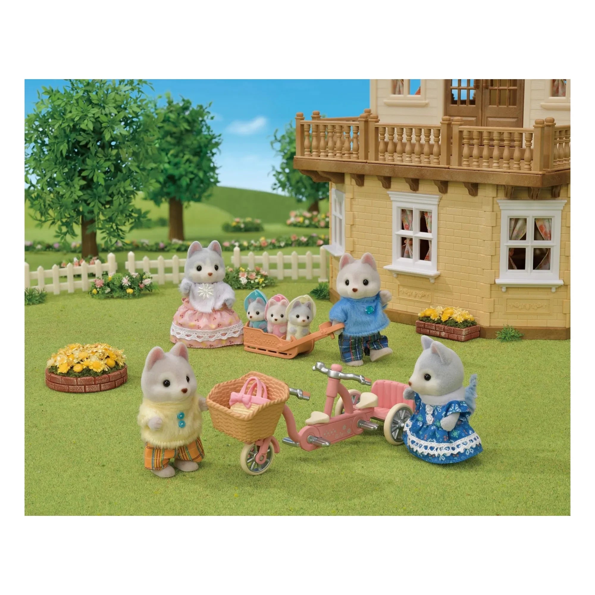 Sylvanian Families - Husky kardeşler ve tandemleri