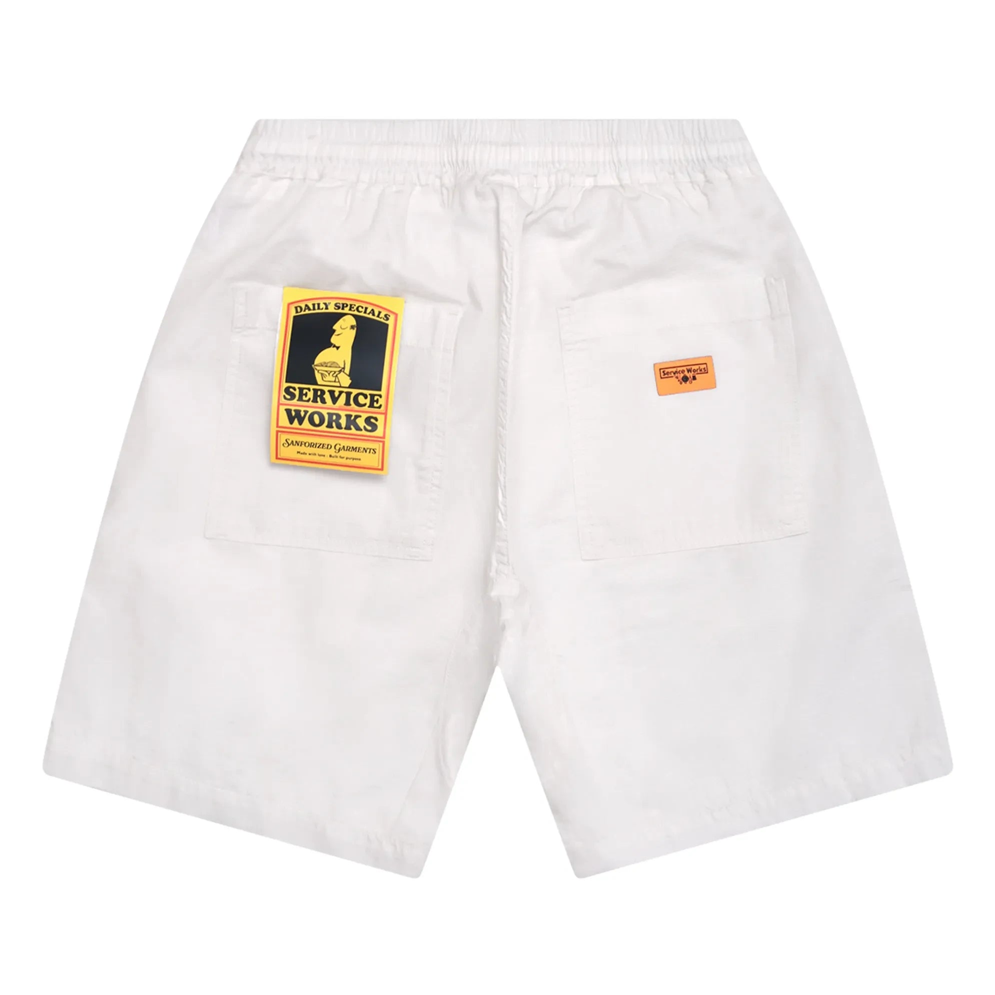 Service Works - Canvas Chef Organic Cotton Shorts | Ecru