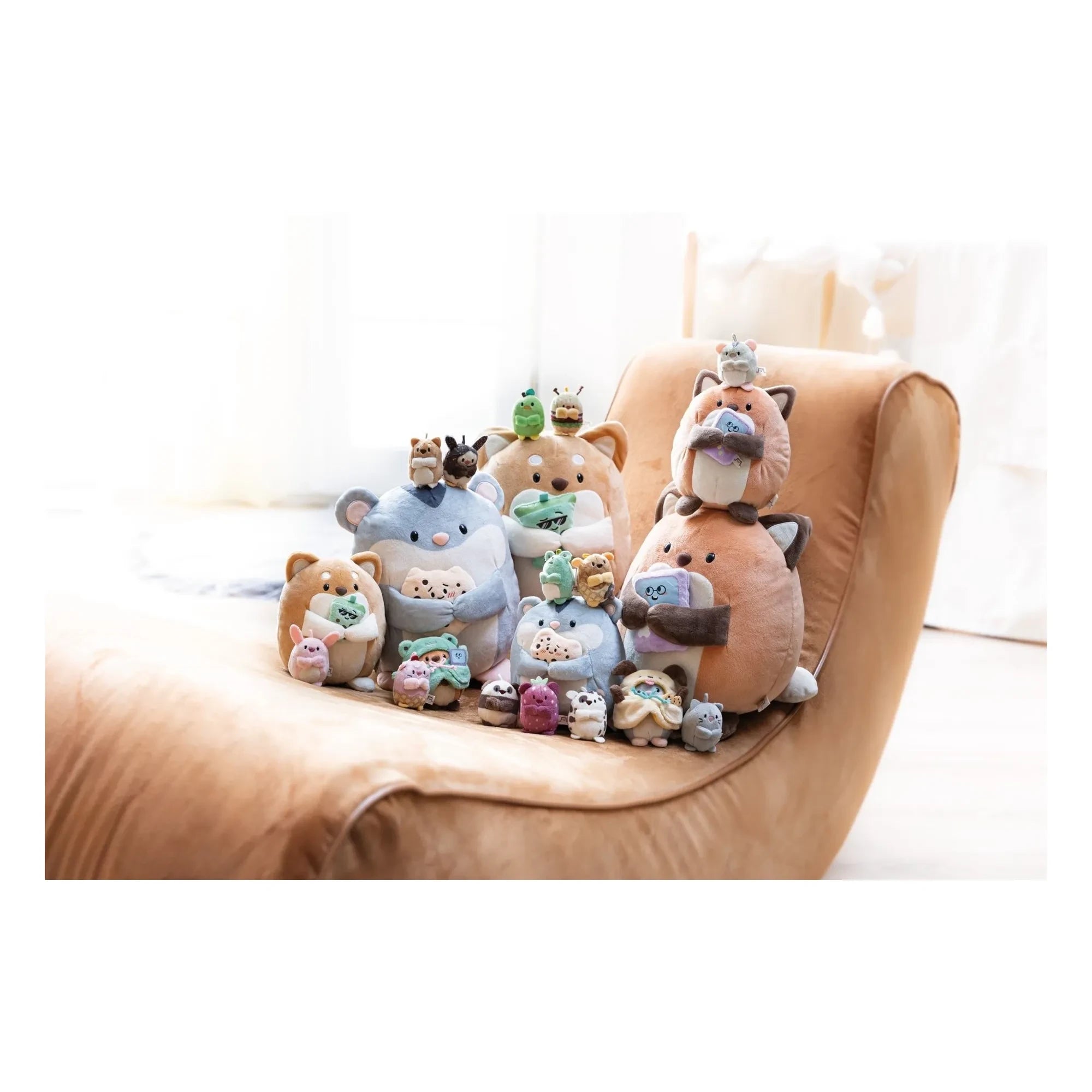 Nici - Kurbağa kostümlü Geeks peluş | Yeşil