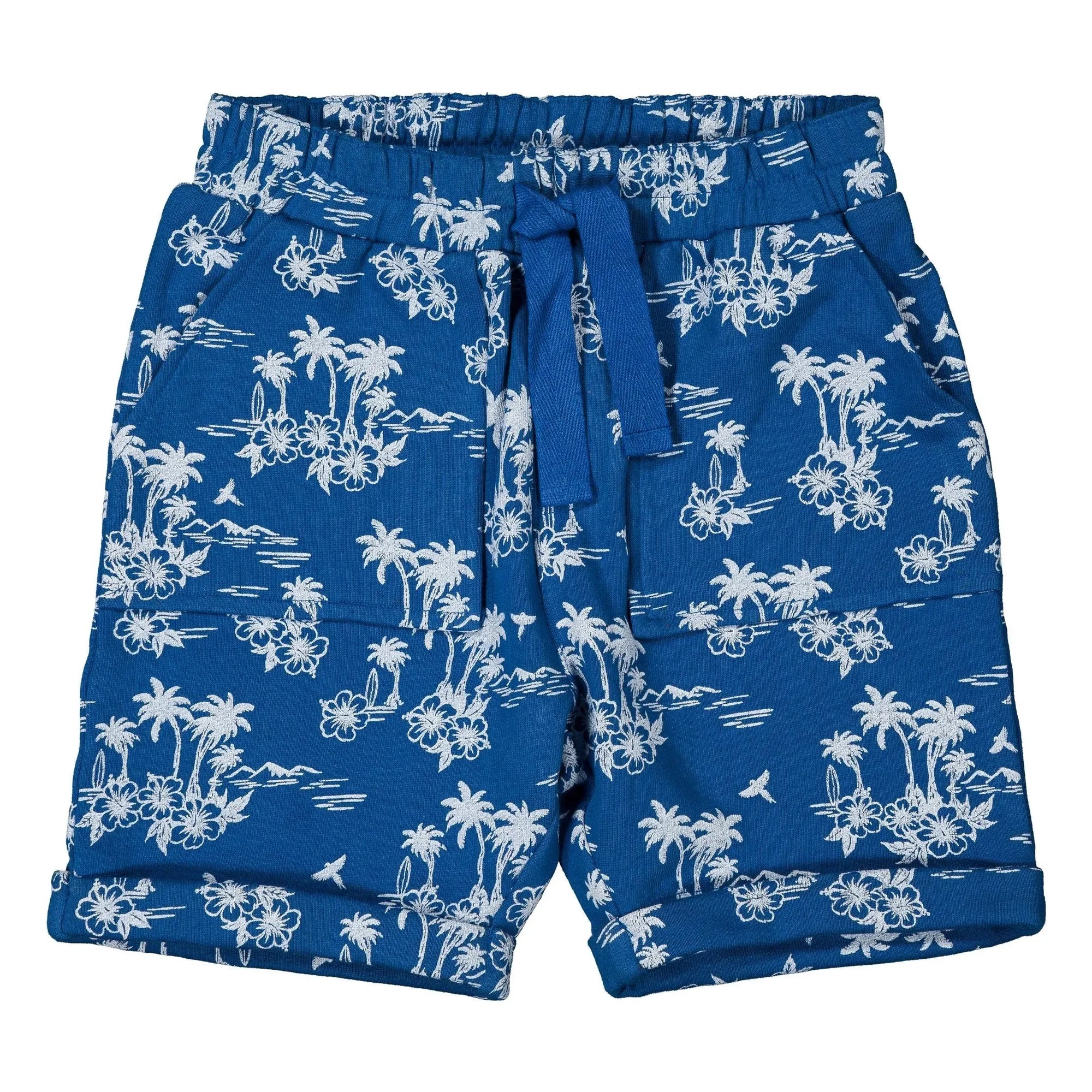 Louis Louise - Brooklyn Hawaiian polar Bermuda şort | Indigo
