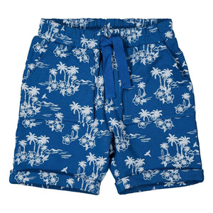 Louis Louise - Brooklyn Hawaiian polar Bermuda şort | Indigo