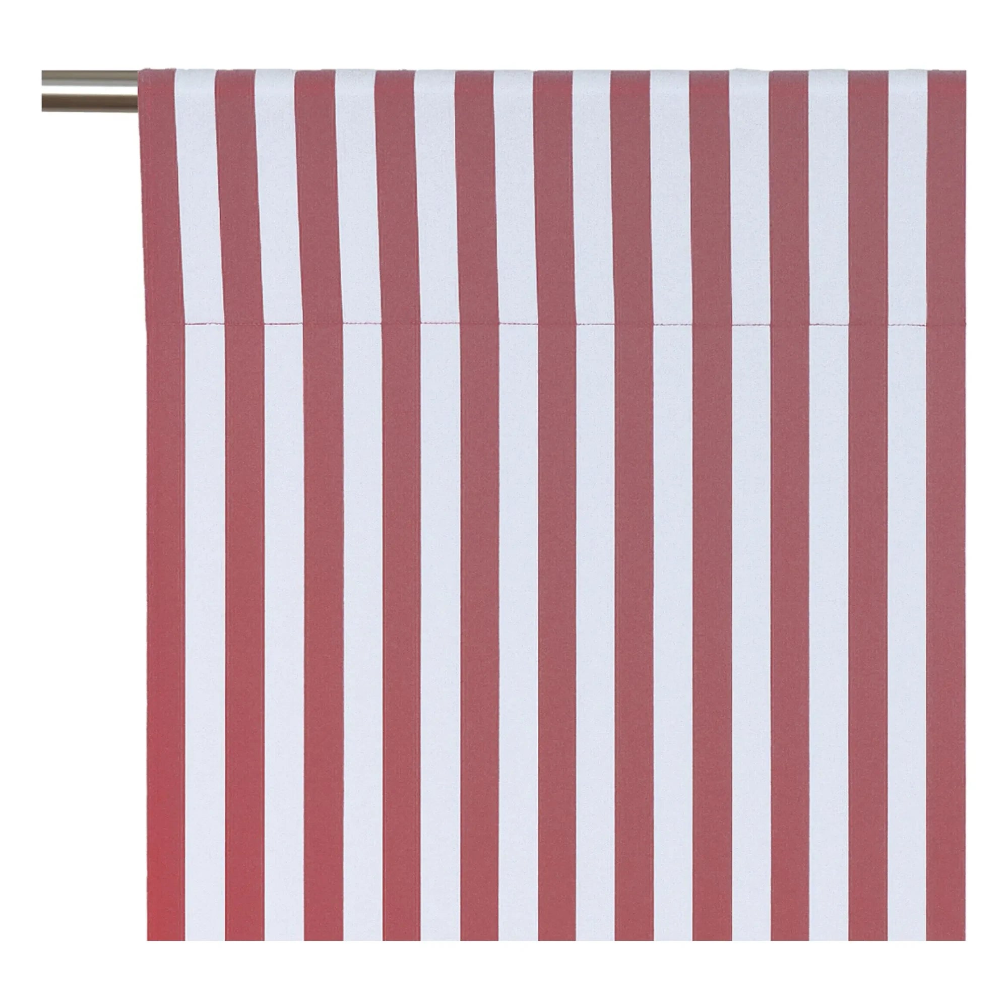 Nobodinoz - Wendy Stripes pamuk voile perde | Kahverengi