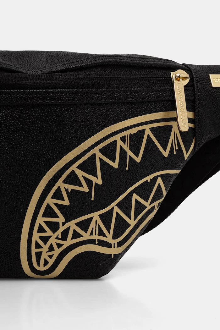 Sprayground - Black Faux Leather Belt Bag 910B8979NSZ