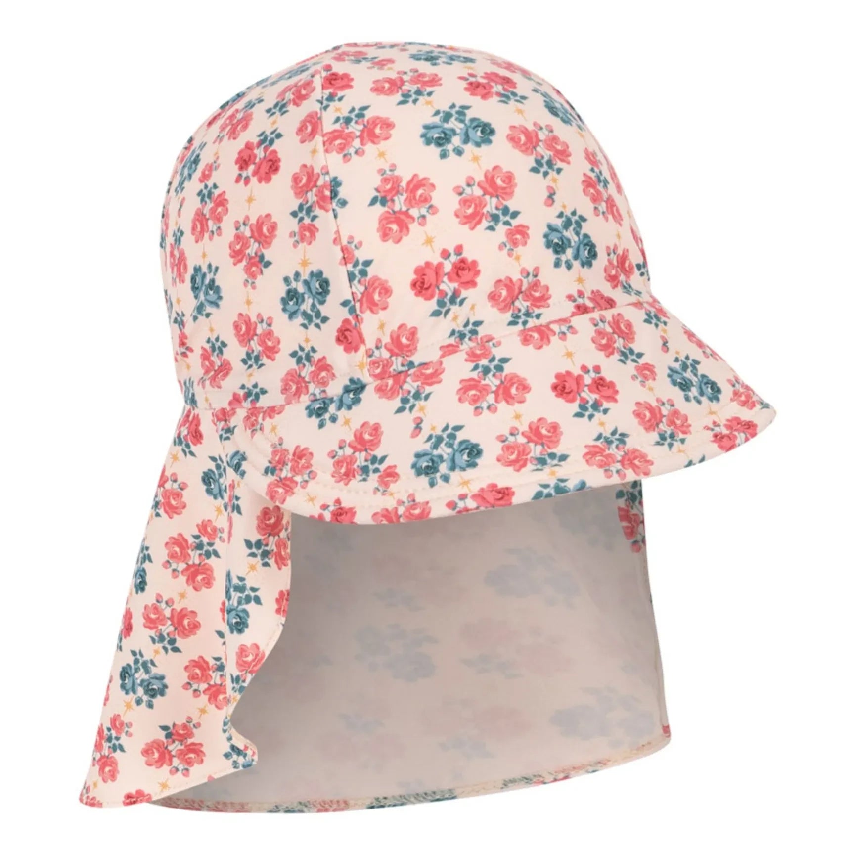 Konges Sløjd - Manuca Floral Hat Made from Recycled Fibers | Beige