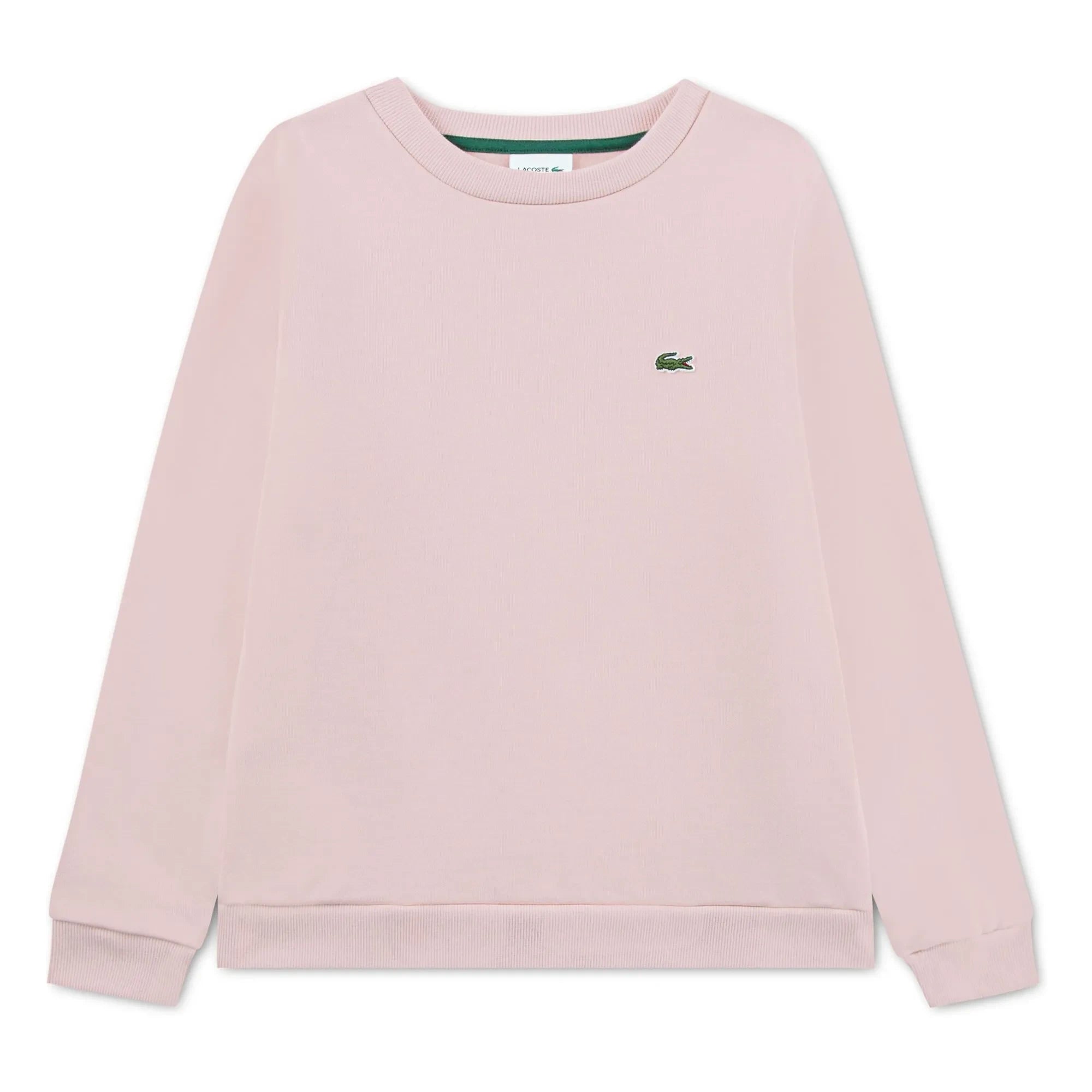 Lacoste - Organik pamuk logolu sweatshirt | Soluk Pembe