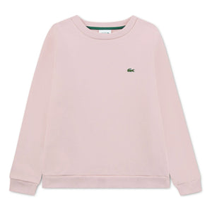 Lacoste - Organik pamuk logolu sweatshirt | Soluk Pembe