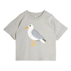 Mini Rodini - Seagull T-shirt Organic Cotton | Gray