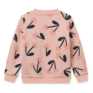Liewood - Ridley Cherry organik pamuk sweatshirt | Pembe