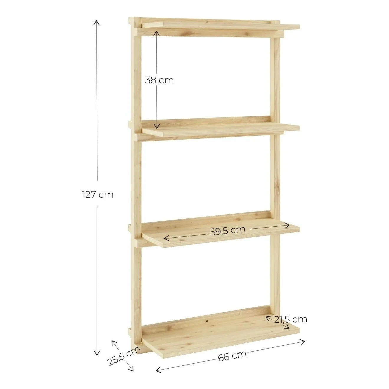 Karup Design - Groove raflar 127x66 cm
