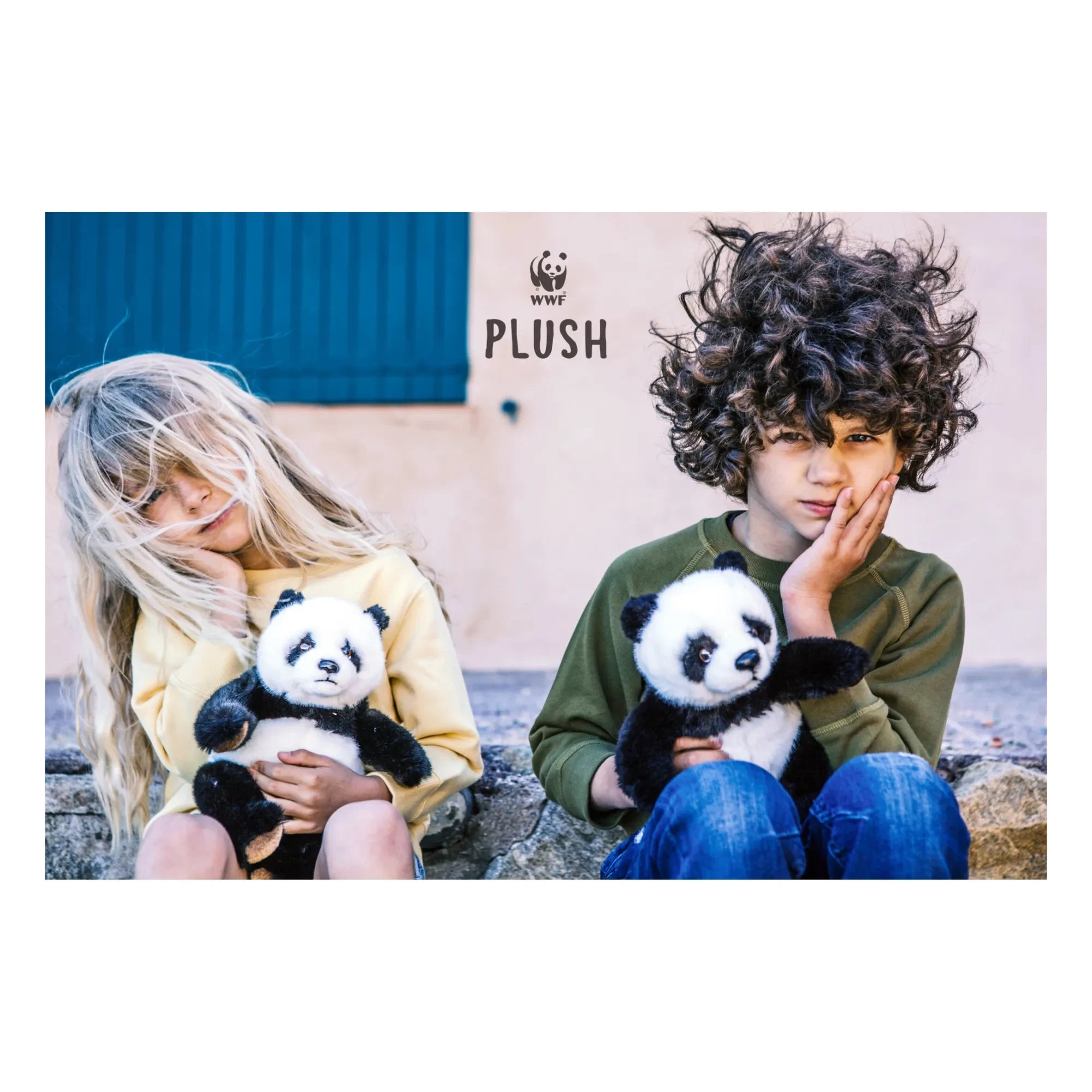 Bon Ton Toys – Panu der Panda Plüsch | Schwarz/Weiß