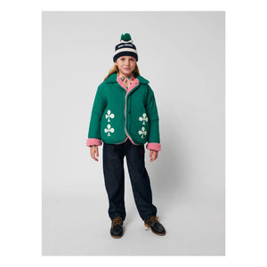 Bobo Choses - Reversible Waterproof Recycled Fiber Jacket | Green