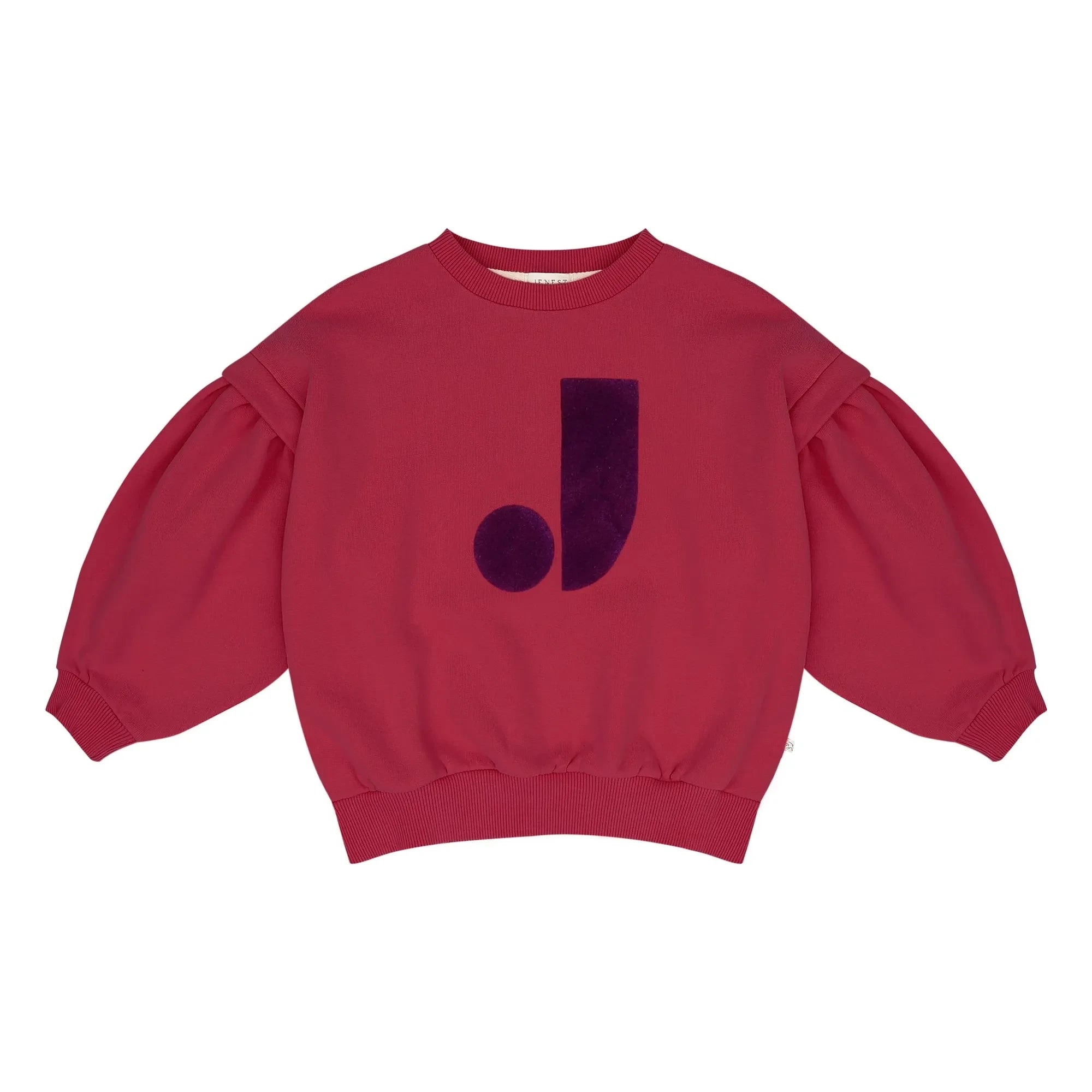 Jenest - Balon Sweatshirt Organik Pamuk | Bordo