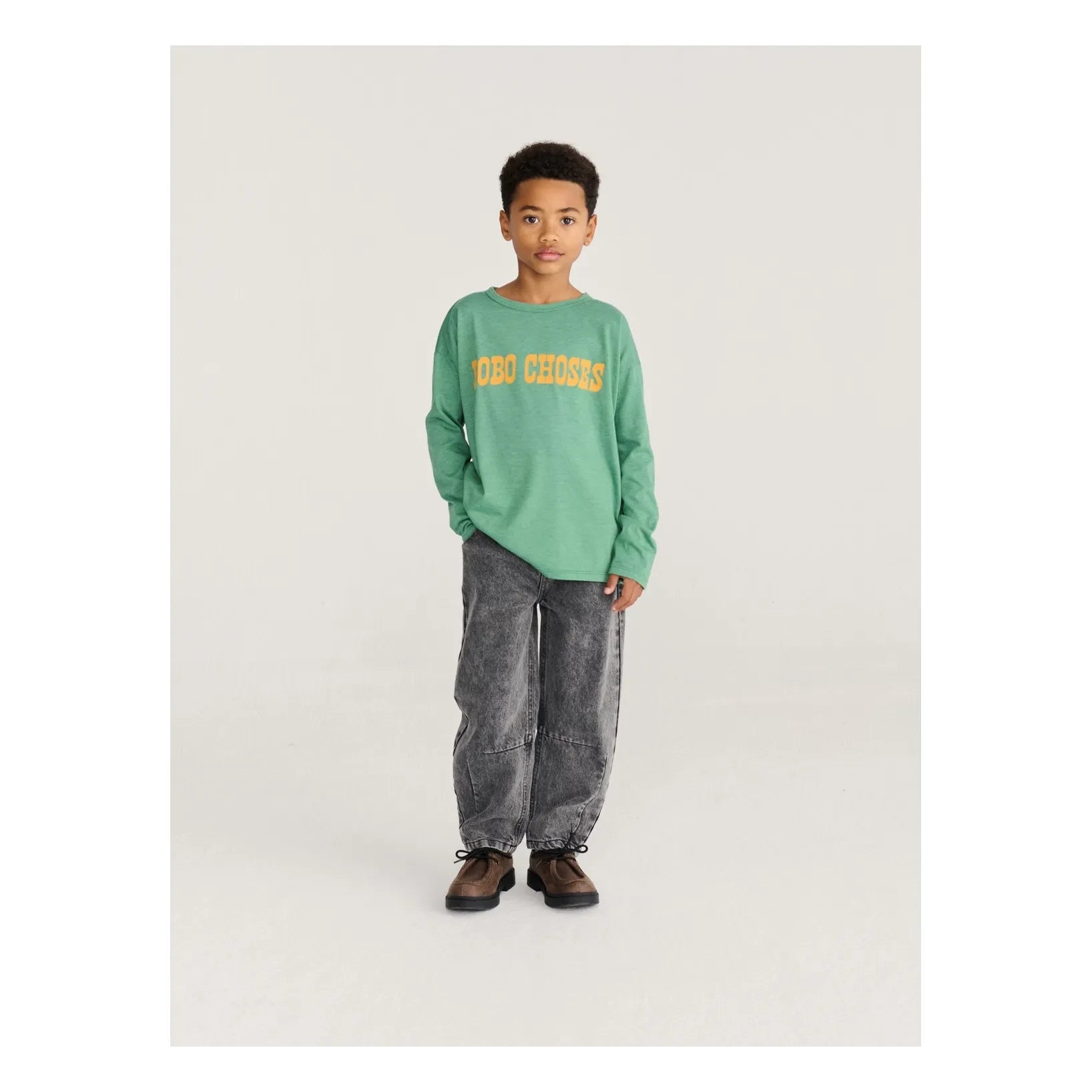 Bobo Choses - Gewaschene Jeans aus Bio-Baumwolle | Schwarz
