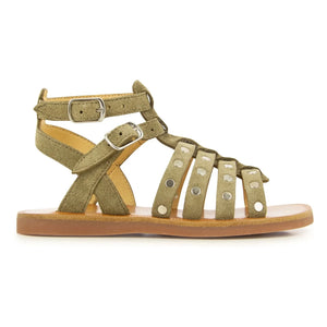Pom d'Api - Plagette Stud sandaletler | Haki