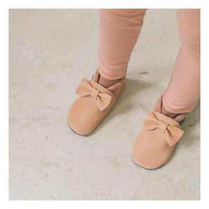 Baobaby – Geknotete Hausschuhe | Beige Rosa