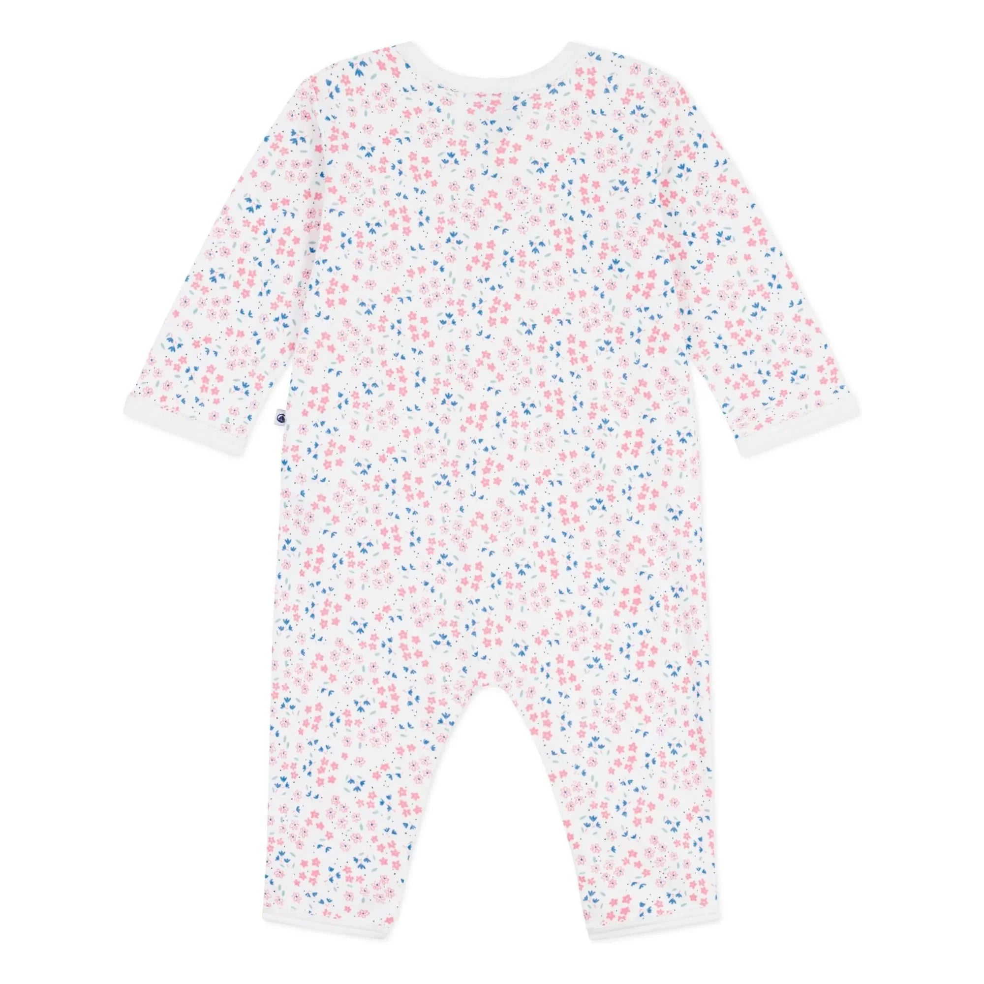 Petit Bateau - Dors Bien Floral Pajama | White