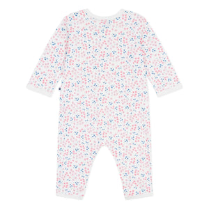 Petit Bateau - Dors Bien Floral Pajama | White