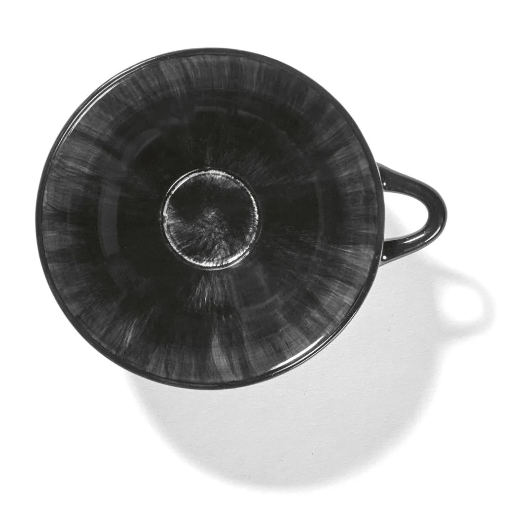 Serax - Ann Demeulemeester Keramikbecher - 2er Set | Schwarz