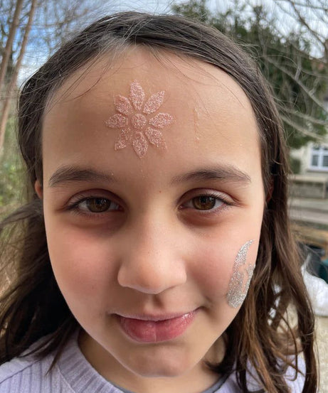 Little Stardust - Pembe Yıldız Tozu Yüz Simi ve Aloe Veralı Set-Dinossi