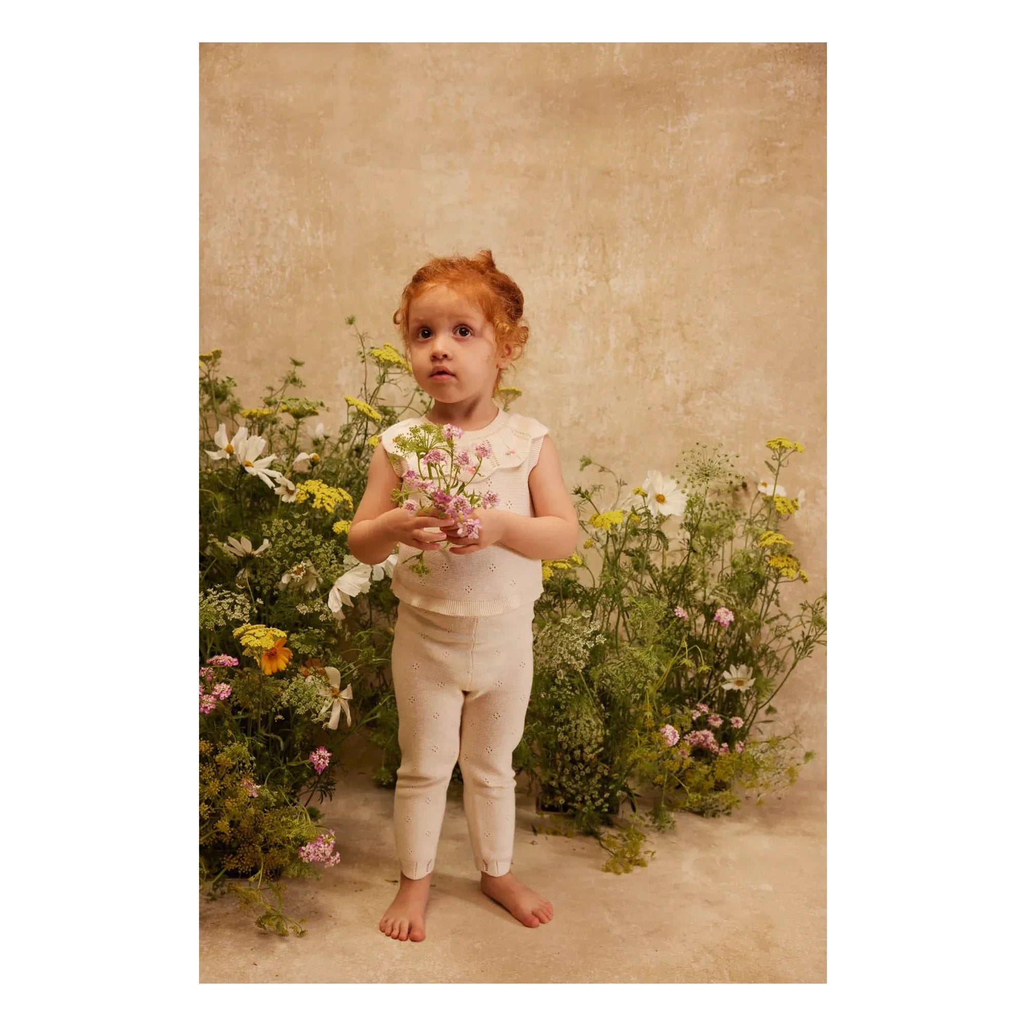 Louise Misha - Manou Strickleggings | Creme