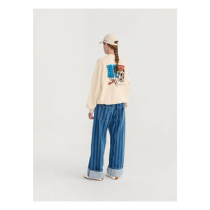 Bobo Choses - Dog Friends Organic Cotton Sweatshirt | Ecru