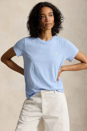 Polo Ralph Lauren pamuk basic kadın tişört COTTON JERSEY-KNT-T-SHIRT