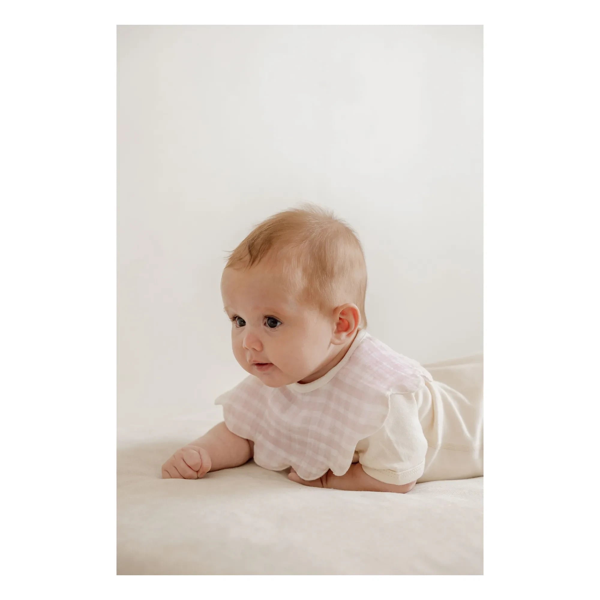 Soft Spot - Organik pamuktan gül suyu yaprak önlükler - 3'lü set | Açık Pembe
