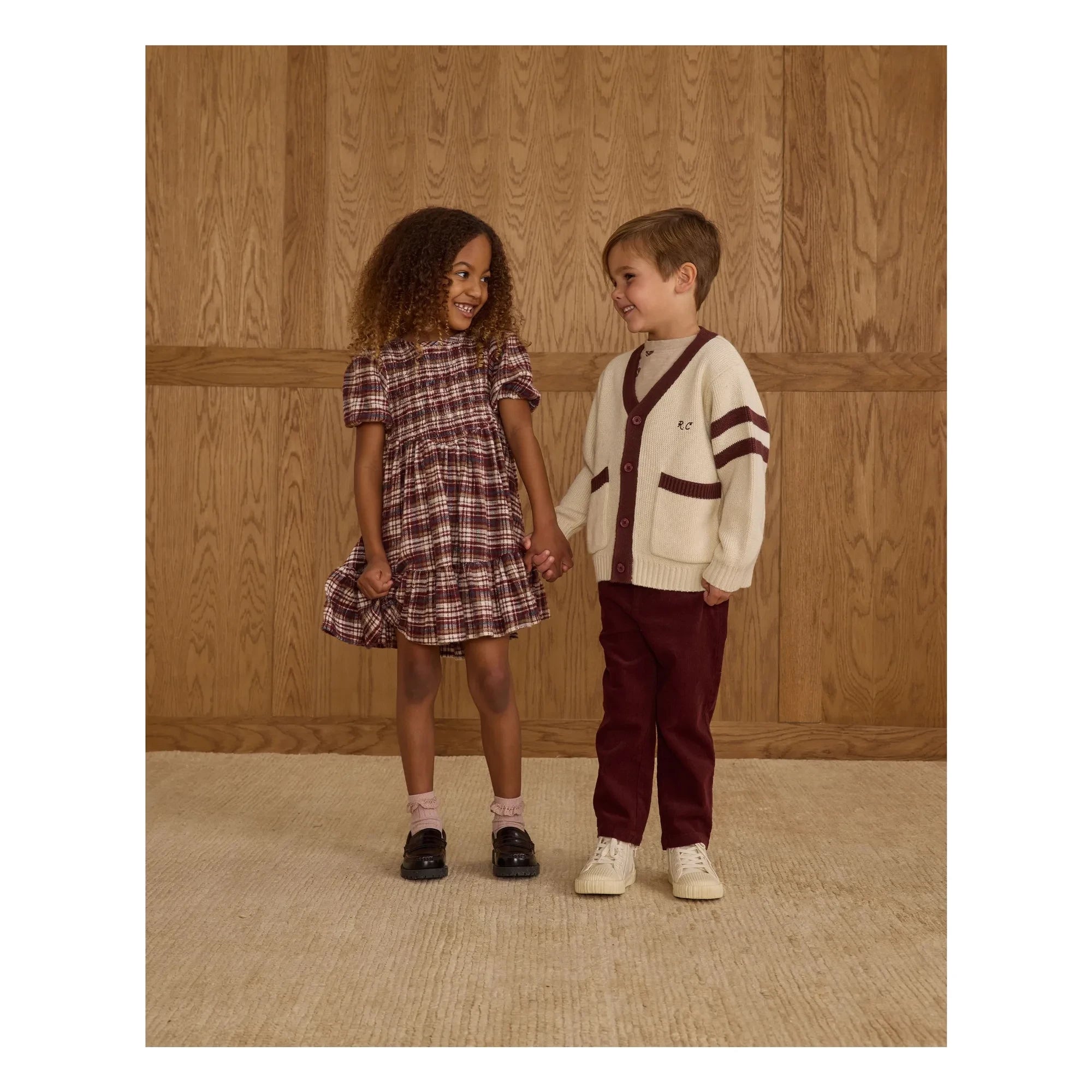 Rylee + Cru - Haywood Mini Hırka | Ekru
