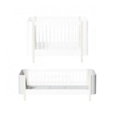 Oliver Furniture - Conversion kit for Mini+ bed | White