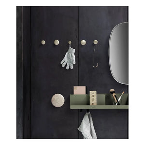 Muuto - Dots Messinghaken - 5er-Set | Gold