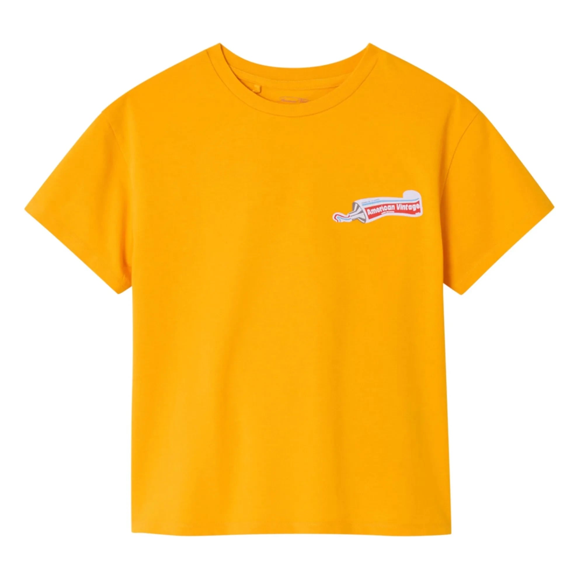 American Vintage - Fizvalley Toothpaste T-Shirt | Orange