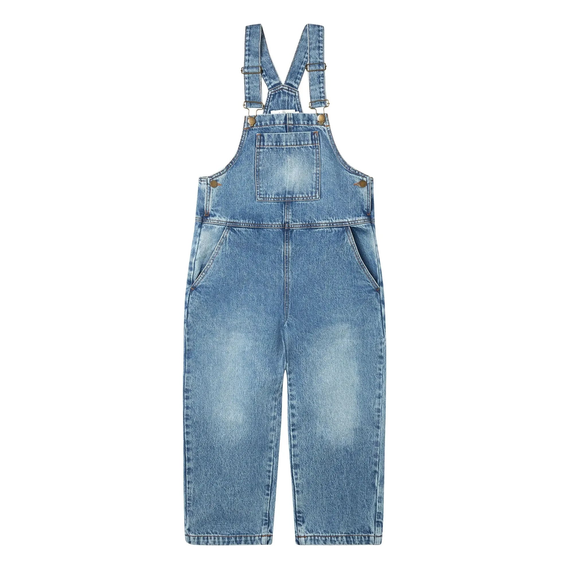 Main Story - Düz Kesim Salopet | Açık Denim