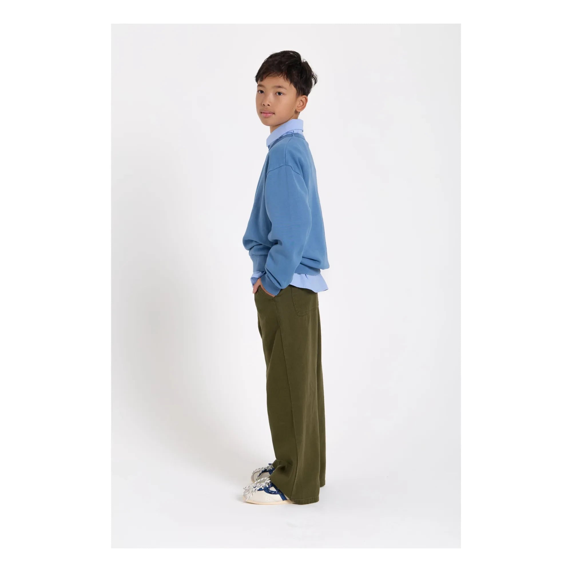 Smallable Kid - Arlo organik pamuklu sweatshirt | Mavi