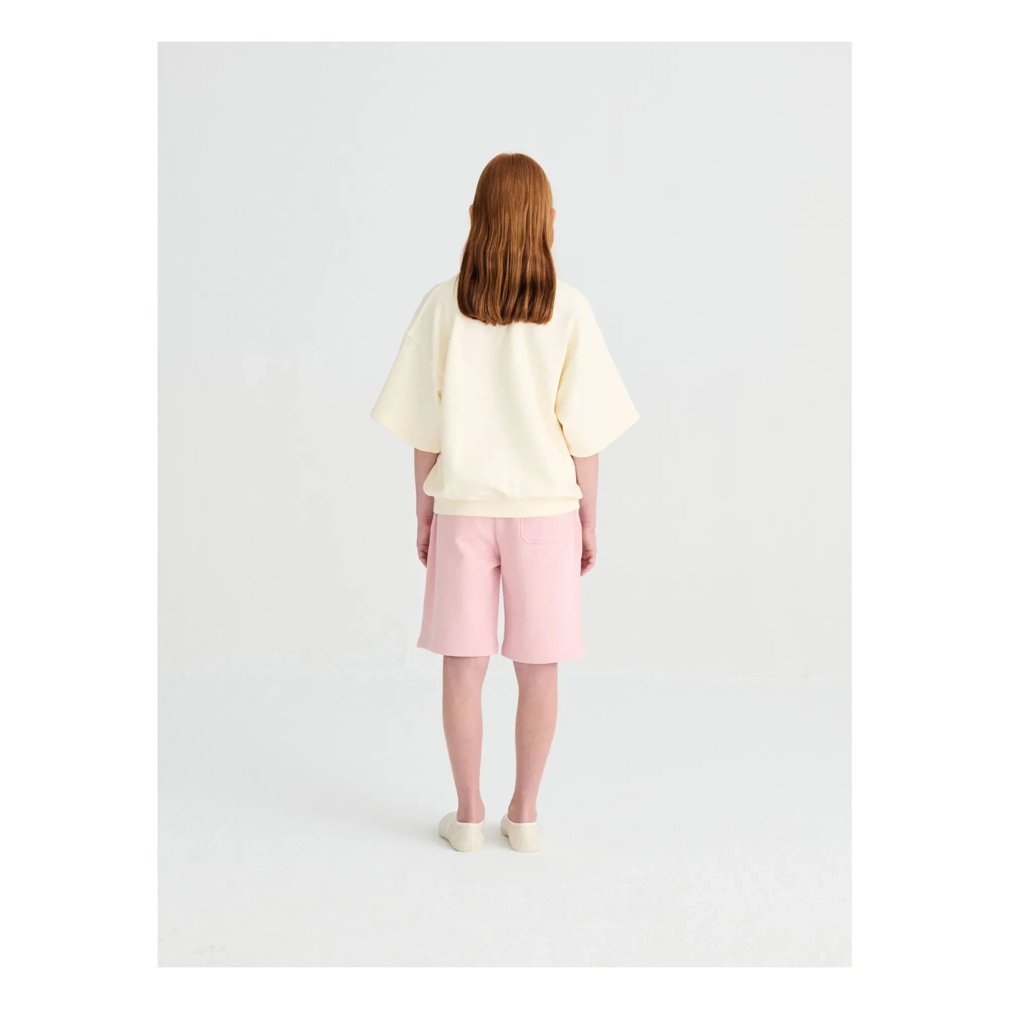 True Artist - Short Sleeve Sweatshirt N°13 Organic Cotton | Cream
