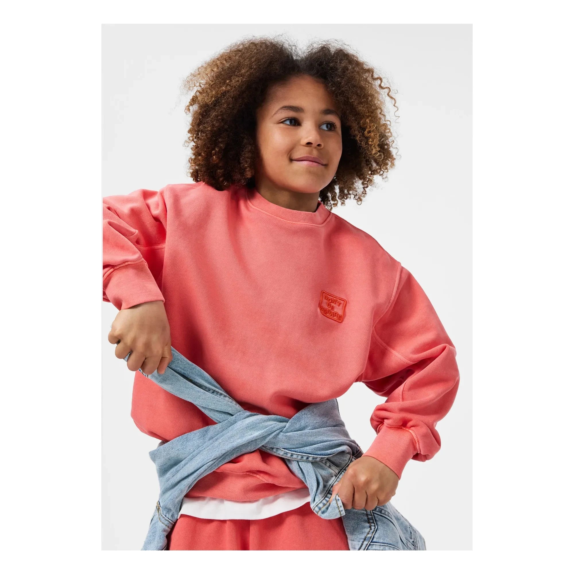 Molo - Magni organik pamuk sweatshirt | Mercan