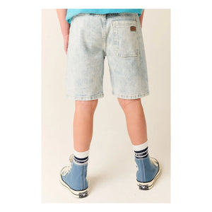 Tumble N'Dry - Juan Jeans-Shorts mit Kordelzug | Gewaschenes Blau