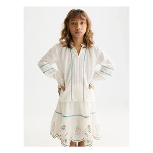 Scotch & Soda - Bestickte Bluse | Ecru