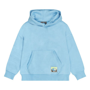 Tumble N'Dry - Tuzlu Organik Pamuklu Kapüşonlu Sweatshirt | Açık Mavi