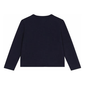 Petit Bateau - Organik Pamuk Kalp Yelek | Lacivert