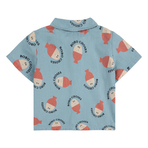 Bobo Choses - Bobo Denim Hellblaues Hemd | Blau