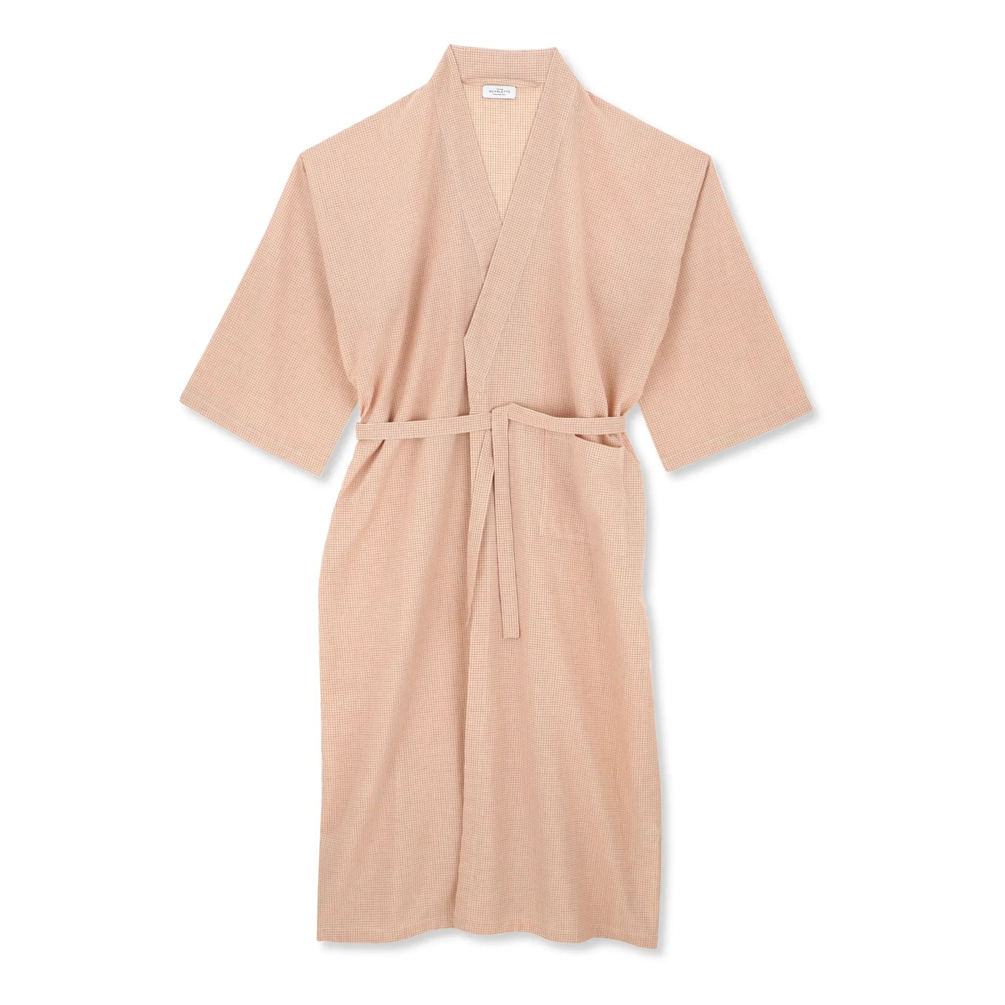 Scarlette Ateliers - Grace Kareli Kimono | Kırmızı