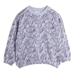 Mini Rodini - Organik pamuk leopar sweatshirt | Lila