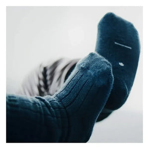Gray Label - Organik Pamuk Çoraplar | Gri mavi