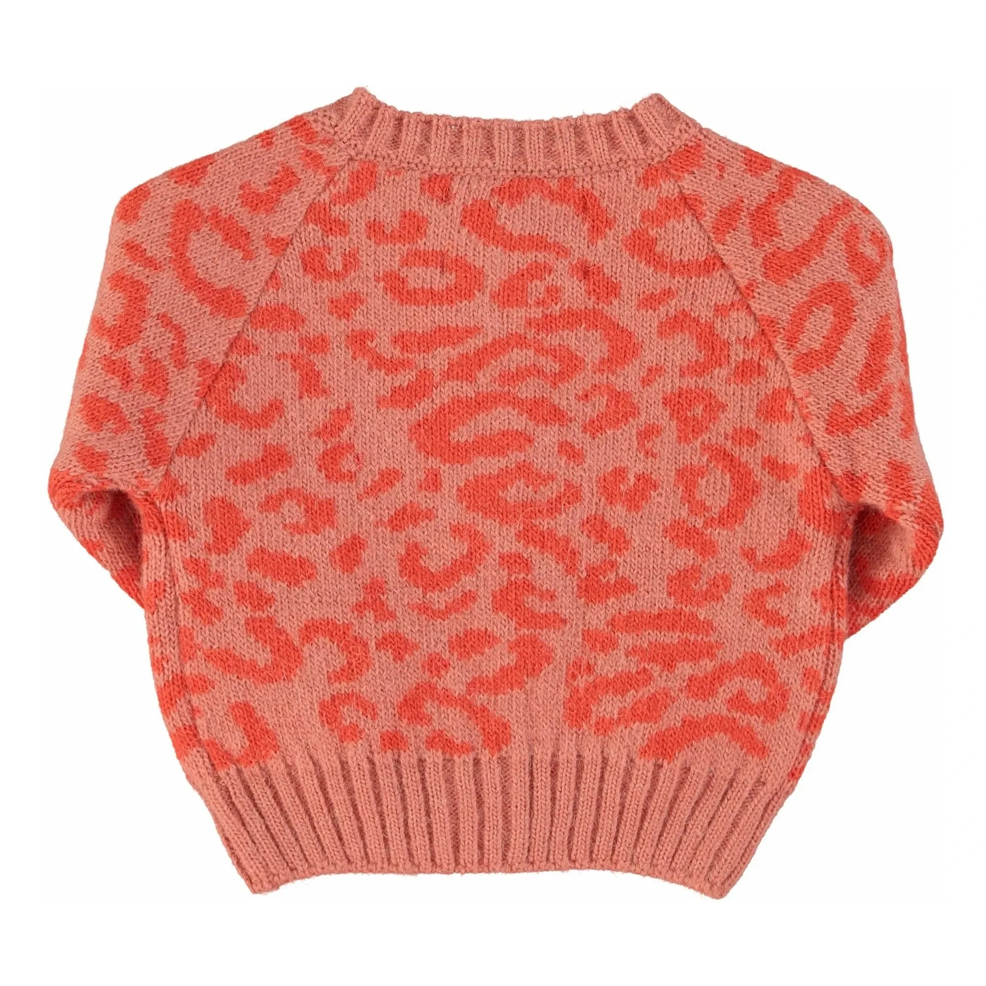 Piupiuchick - Leopar Yün Yelek | Pembe