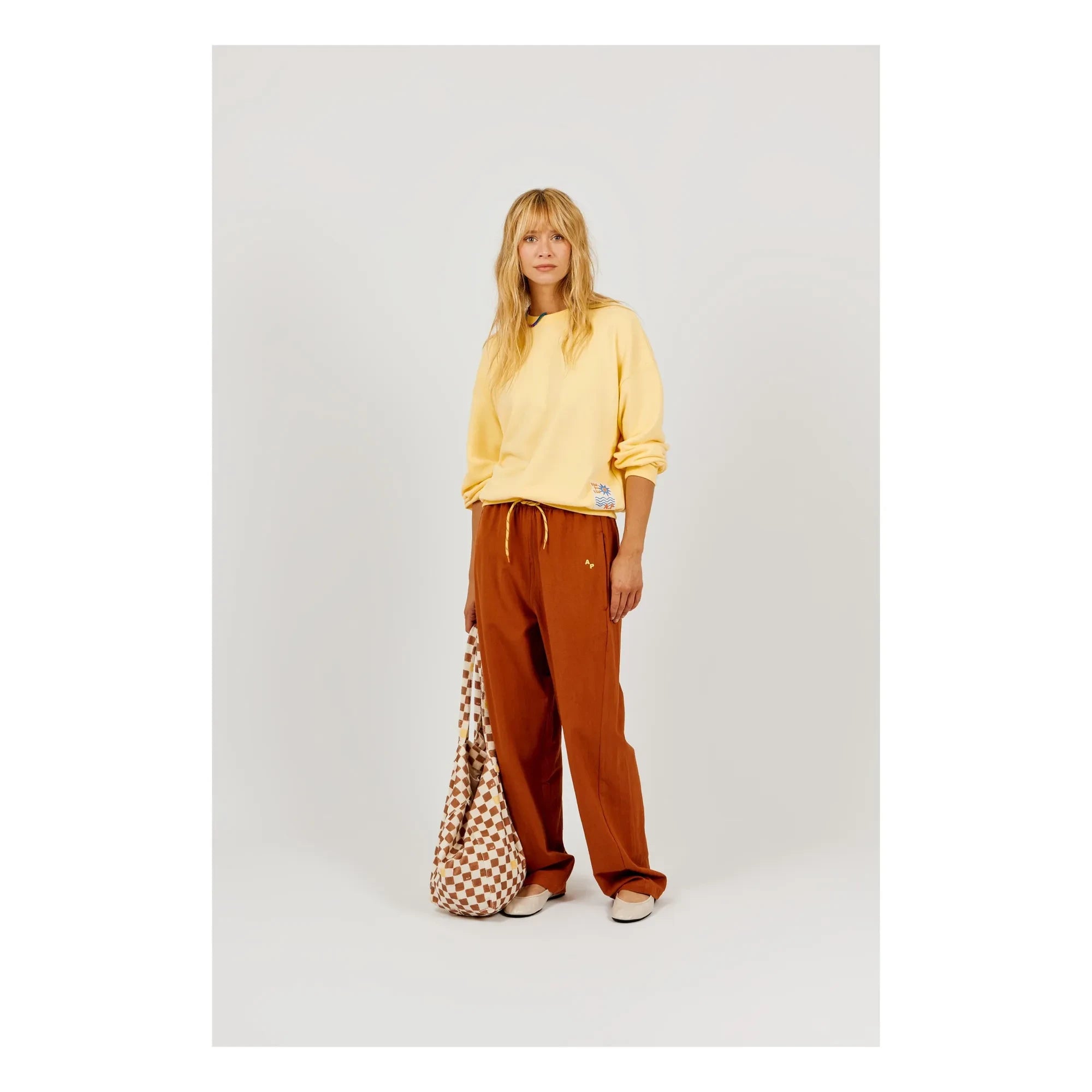a.p - Cotton Trousers | Brown