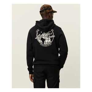 Les Deux - Ben Globe Pamuk Bio Hoodie | Koyu Siyah